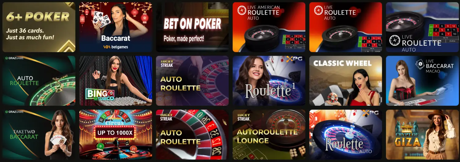 ZuluSpins Casino Live Games