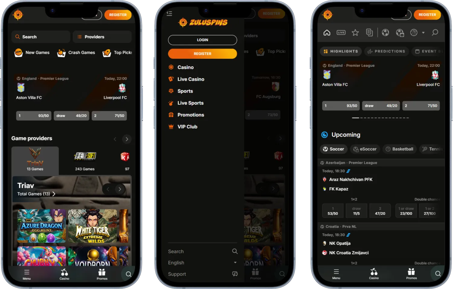 ZuluSpins Casino on Mobile